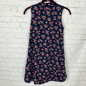 p q LA Floral Sleeveless Lined Dress Girl’s Size Medium 10/12
